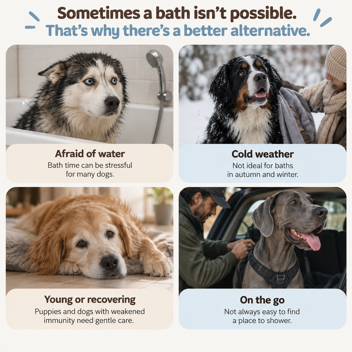 In-Between Baths Dog Grooming Kit