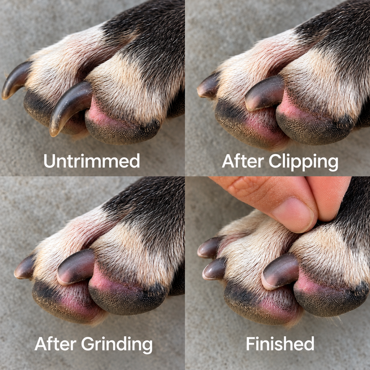 NailSight 2-in-1 Dog Nail Grinder | See the Quick, Even on Dark Nails