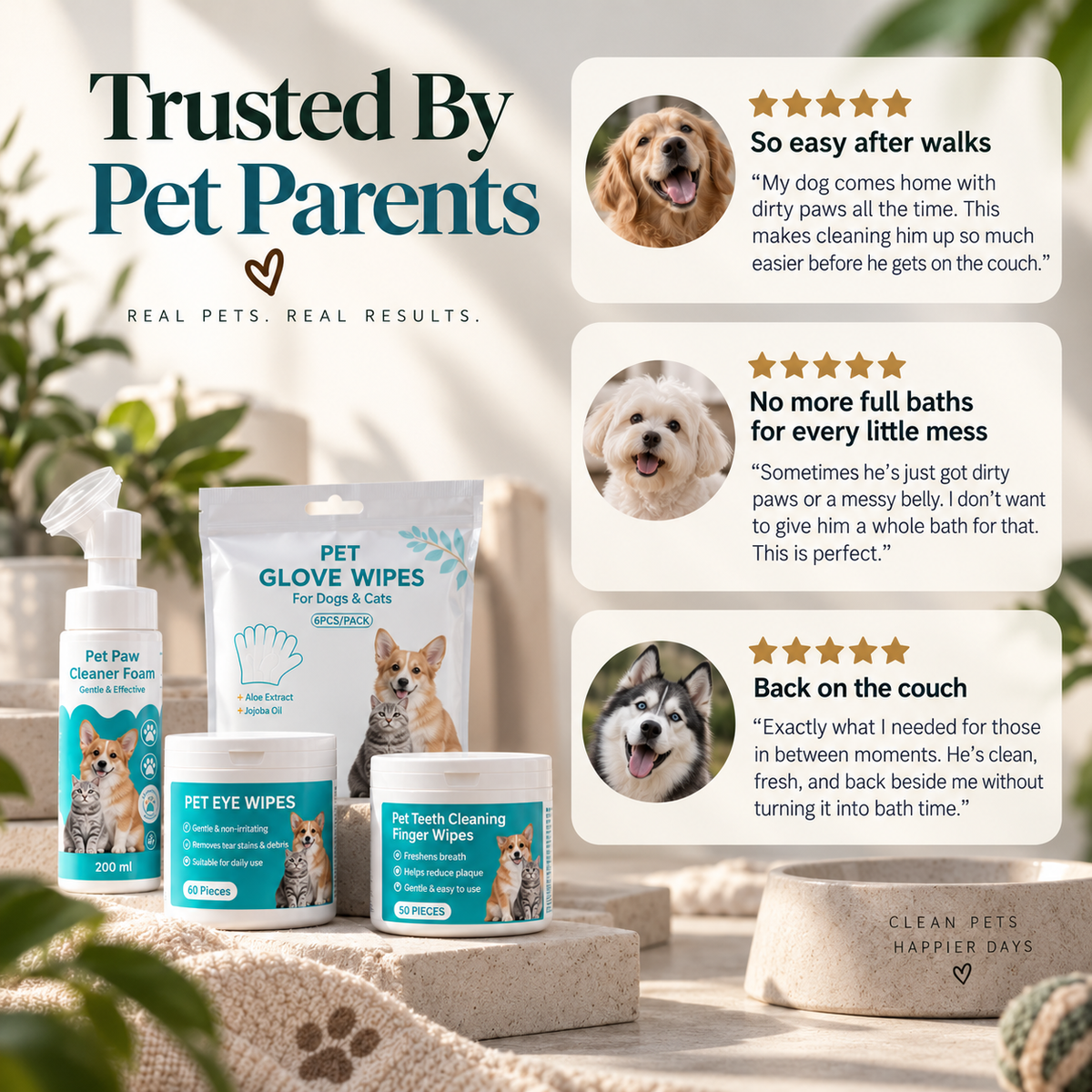 In-Between Baths Dog Grooming Kit